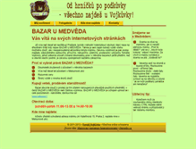 Tablet Screenshot of bazarumedveda.cz